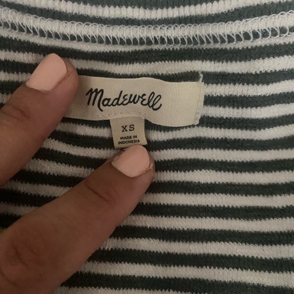 Madewell cropped stripe tee size XS - Picture 3 of 4